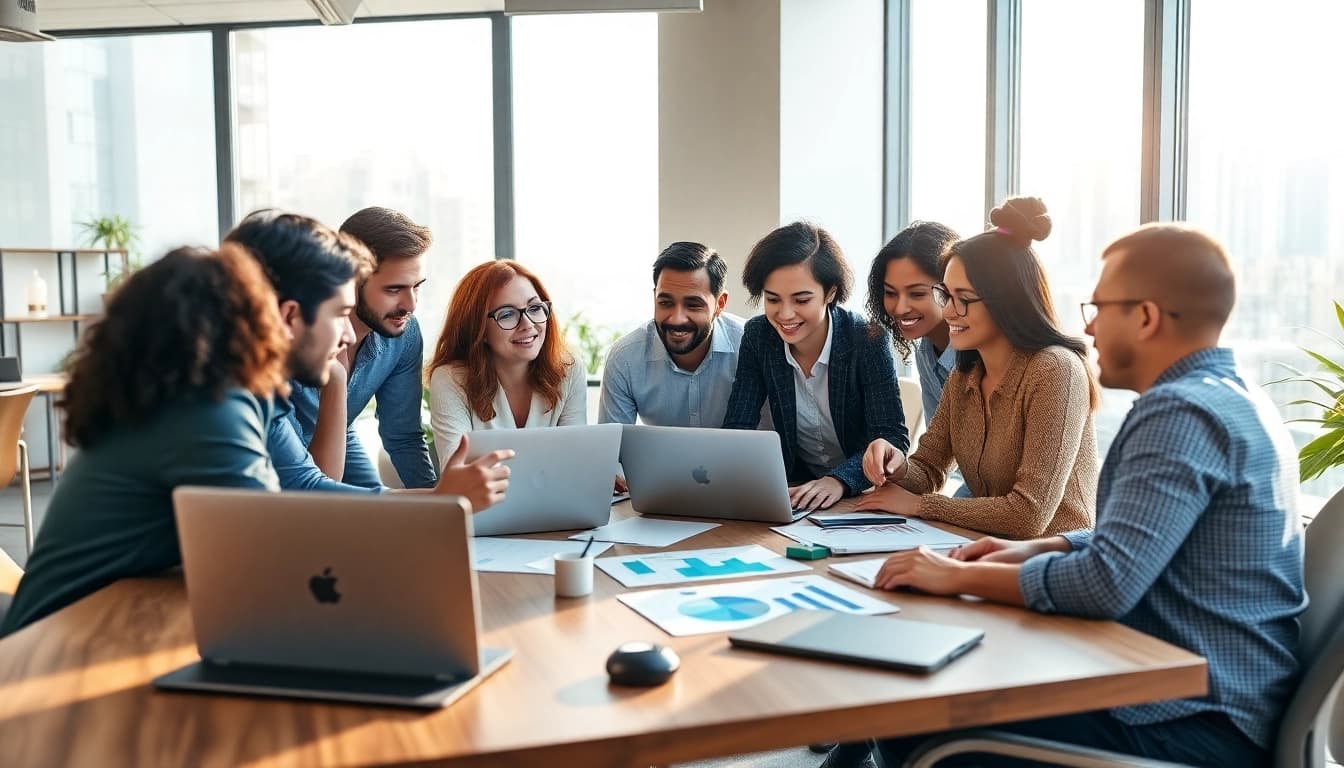 Explore how Pretzel uses AI and human experts to enhance collaboration in a modern office environment.