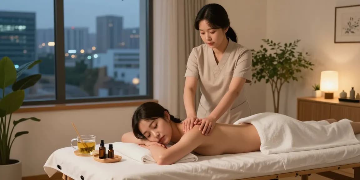 Enjoy a calming 서울출장안마 service in a serene at-home environment with soothing lights and relaxing elements.