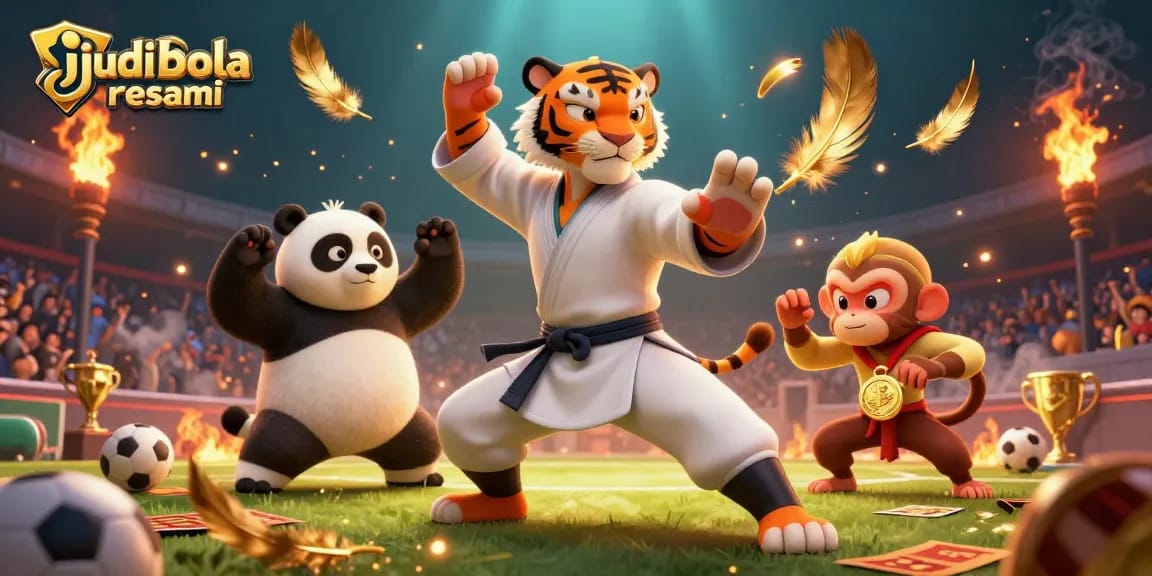 Engage with judi bola resmi as the kung fu master and panda disciple prepare for a thrilling sports betting challenge.