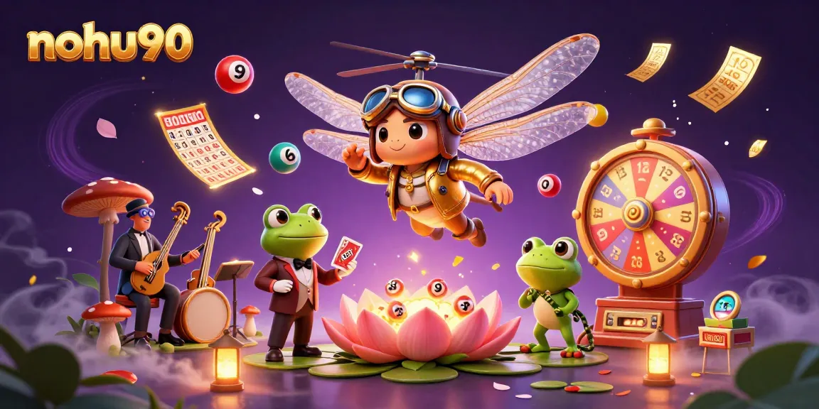 Engage in thrilling casino action with nohu90 at a vibrant lily pad casino