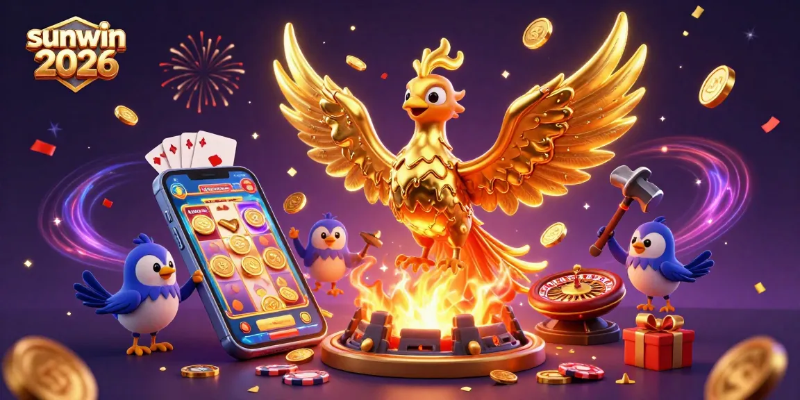 Experience thrilling gameplay at sunwin 2026 with a golden phoenix and dynamic gaming elements.