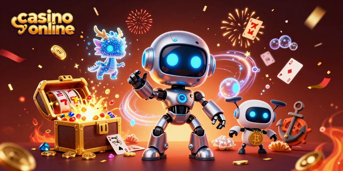 Sloturi online captivante în scena de joc cu câteva personaje futuriste și elemente de casino online.