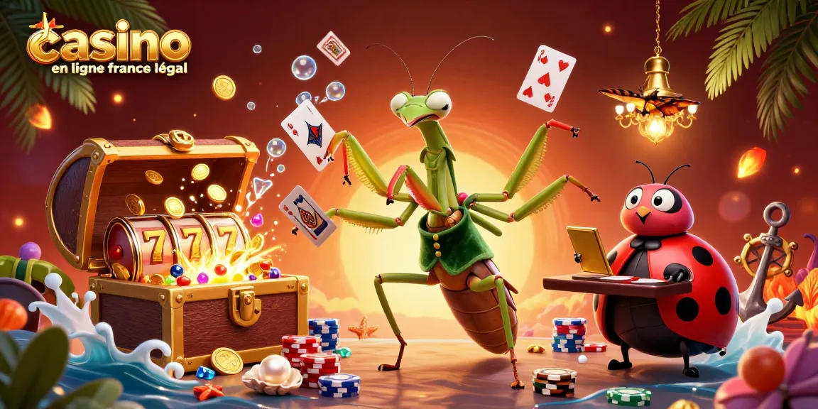 Jouer au casino en ligne France légal avec des machines à sous animées et des personnages colorés.