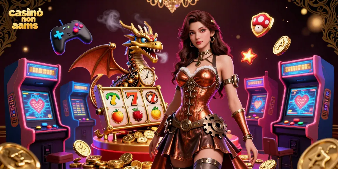 I casinò non AAMS offrono elementi di gioco 3D vibranti con macchine arcade, rulli delle slot e personaggi incantevoli.