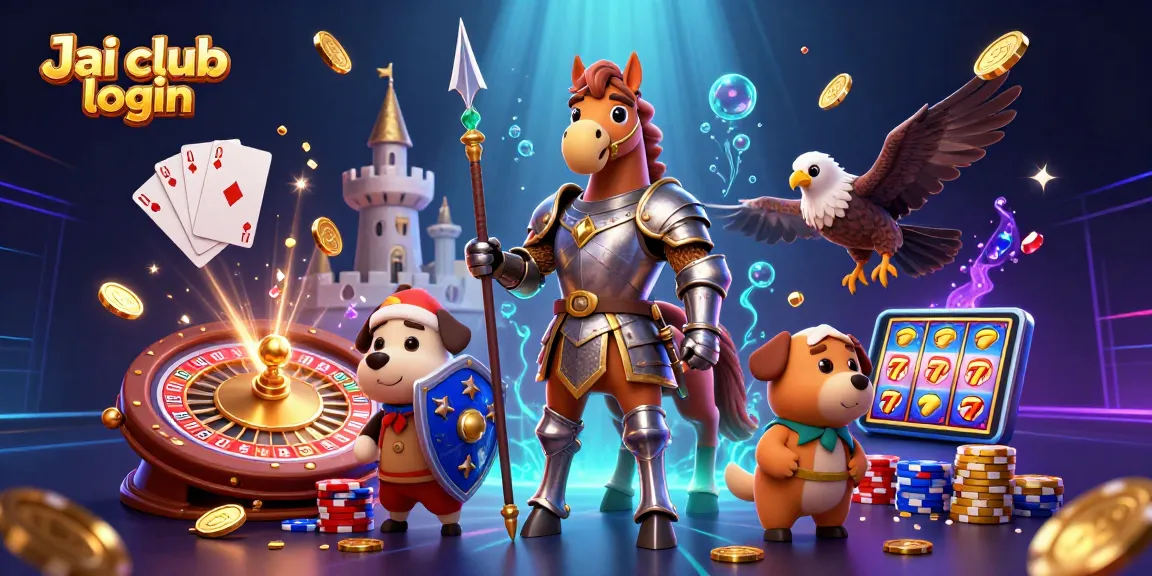 Engage with Jai club login for a thrilling gaming adventure amidst cascading coins and vibrant graphics.
