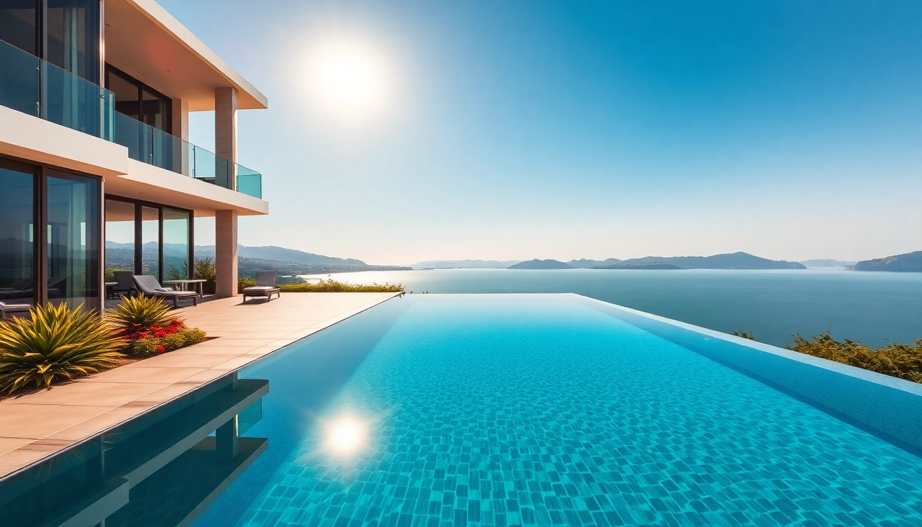 Showcasing a luxurious villa by the sea, highlighting property in turkey alanya.