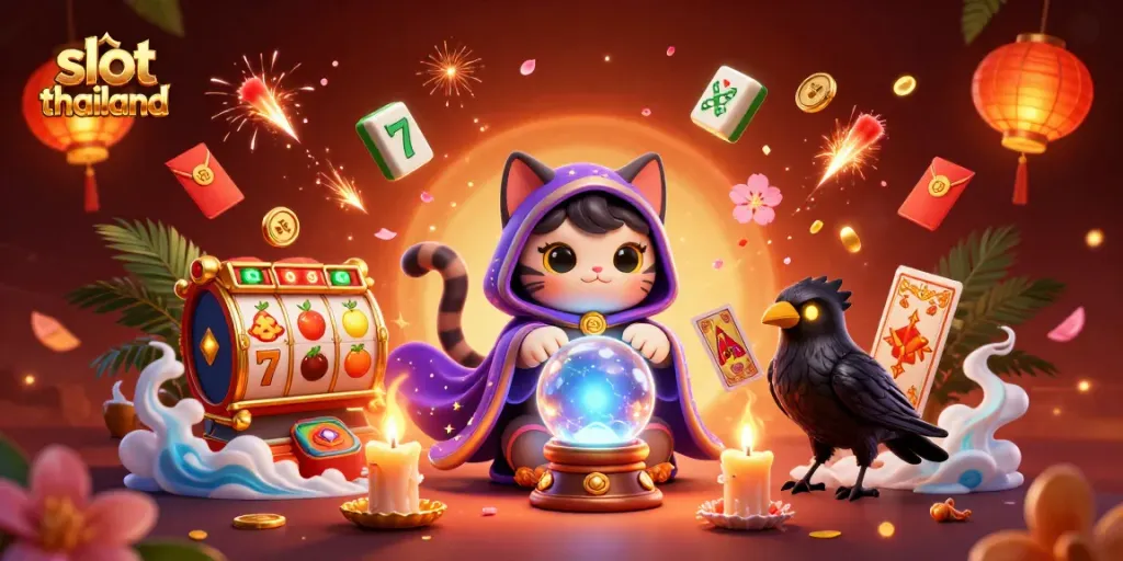 Experience exciting gameplay at slot thailand with mystical characters and vibrant casino elements.