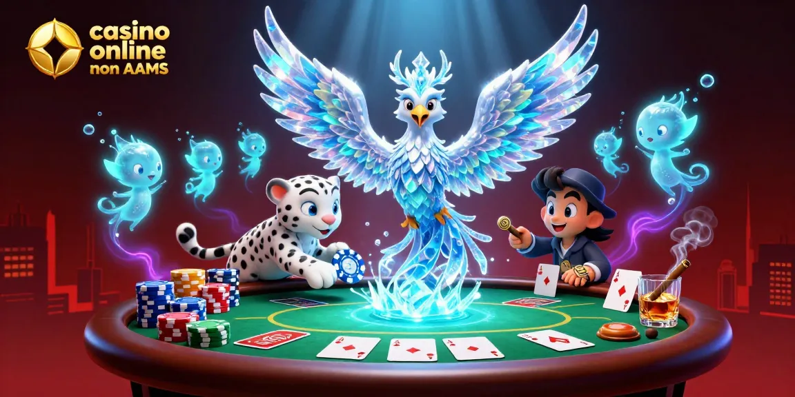 Gioca nel casino online non AAMS con l'azzardo animato da un fenice ghiacciato e sprites luminosi.
