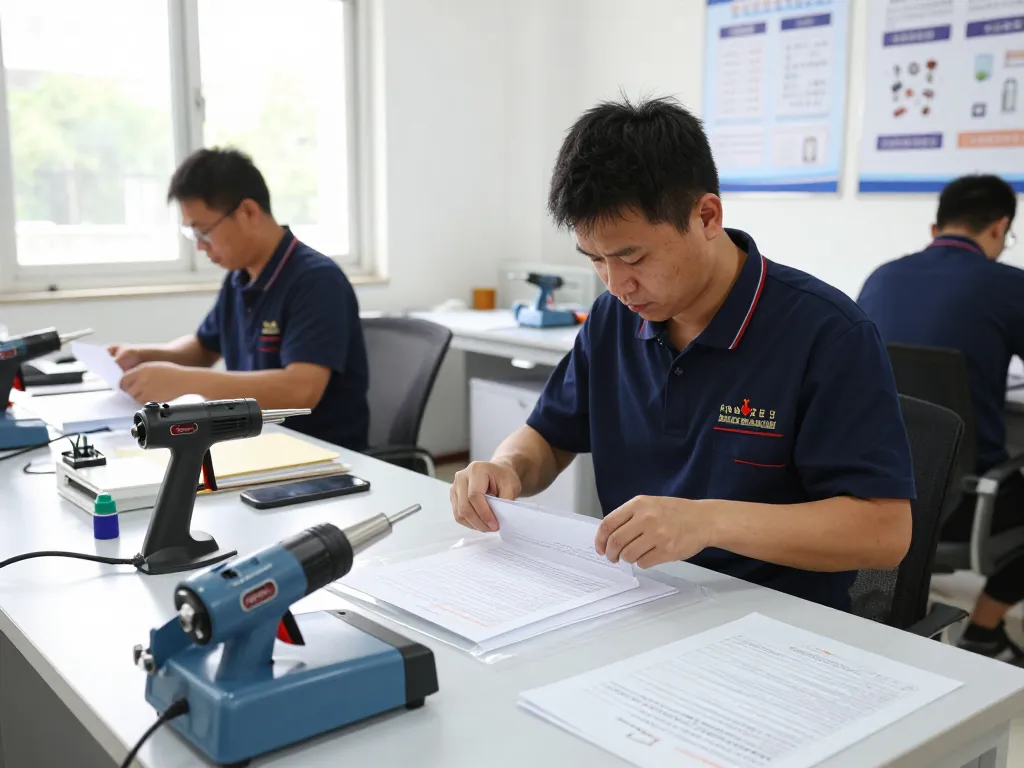 Expert technician performing bóc ép plastic tại hà nội with precision and care in a modern workshop.