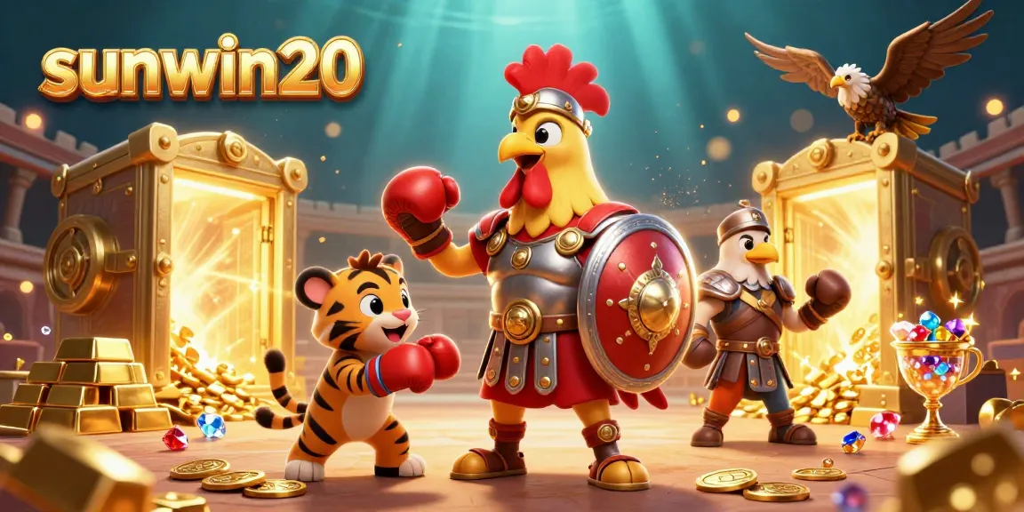 Engage in exciting wins with Sunwin20's immersive casino adventure featuring dynamic 3D characters.