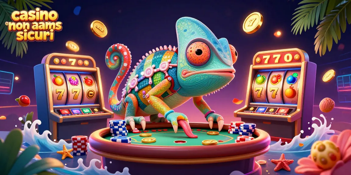 Gioca nei migliori casino non AAMS sicuri con un camaleonte proprietario che controlla le slot e la roulette.