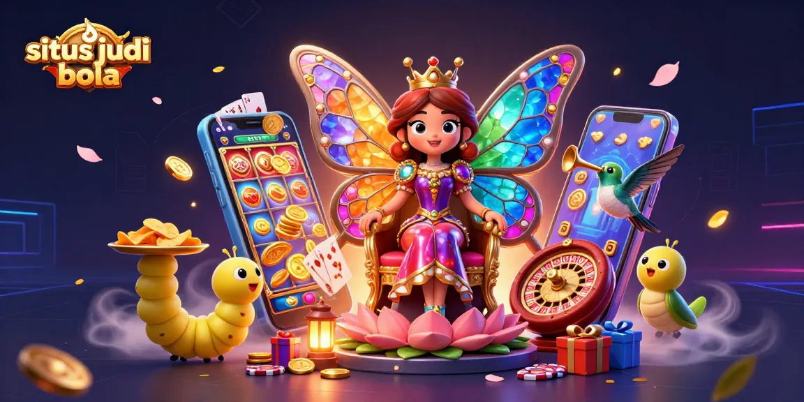 Experience exciting gameplay on the situs judi bola, featuring striking characters and vibrant casino elements.