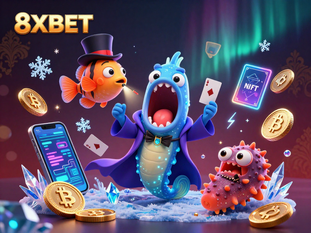 Win big at 8XBET with thrilling magic acts and vibrant underwater casino elements.