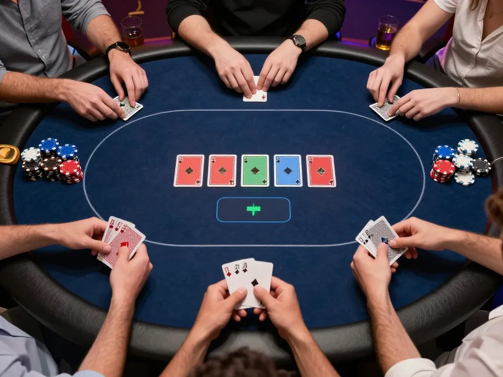 Players enjoying a thrilling online poker game on paris888 with vibrant virtual interface and engaging atmosphere.