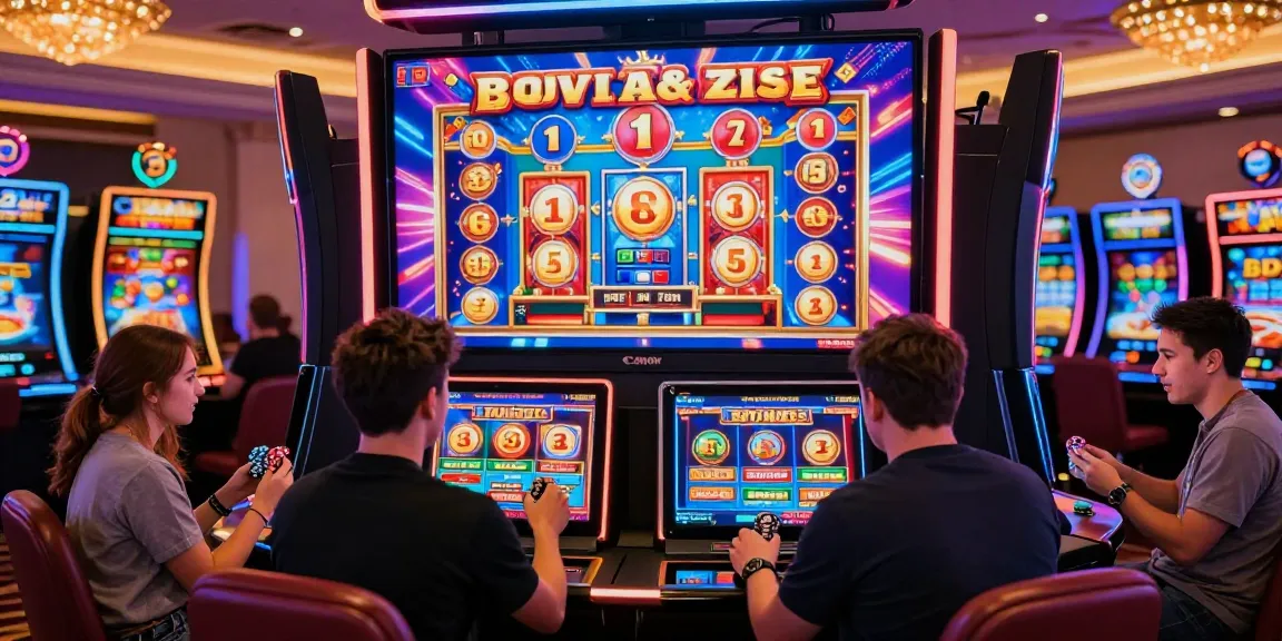 Exciting gaming scene showing slot bonus new member 100 promotions in a vibrant online casino ambiance.
