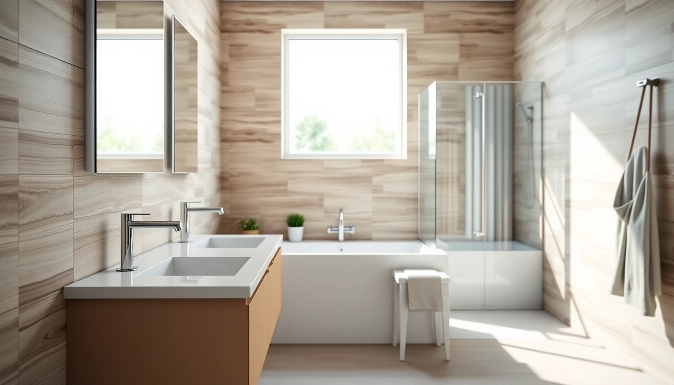 Erleben Sie das moderne Badezimmerdesign mit Produkten von sonni sanitär GmbH und eleganten Armaturen im minimalistischen Stil.