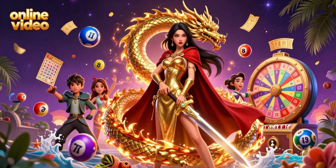 Engage in thrilling online video chat experiences with vibrant, dynamic casino elements and an enchanting scene.