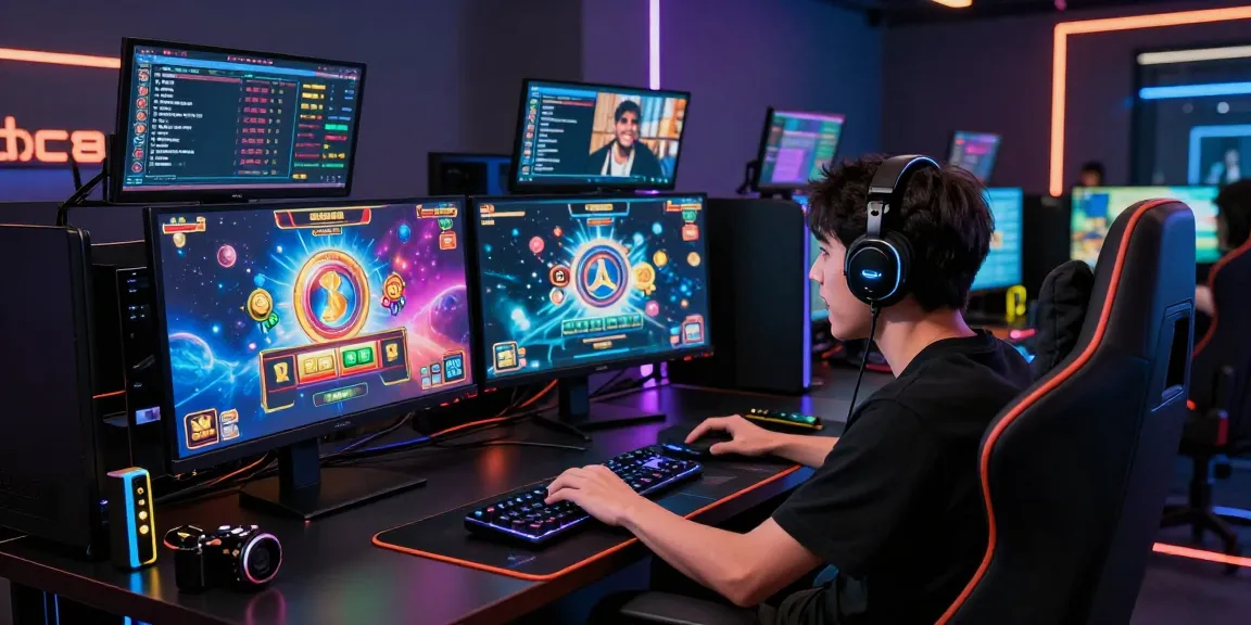 Engaging SPACEMAN88 online gaming scene with an excited player immersed in a vibrant space-themed slot game.