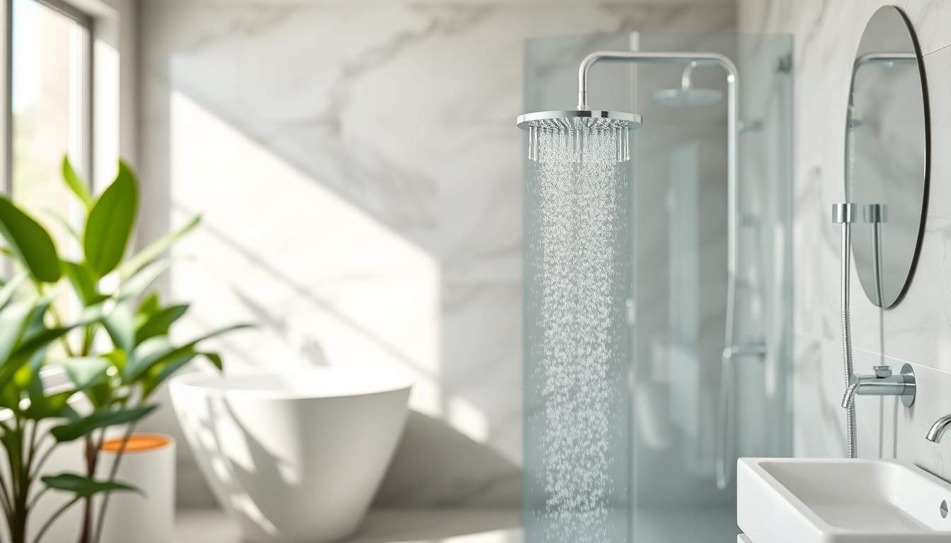 Showcase of elegant showers Australia highlighting modern design and luxurious features.