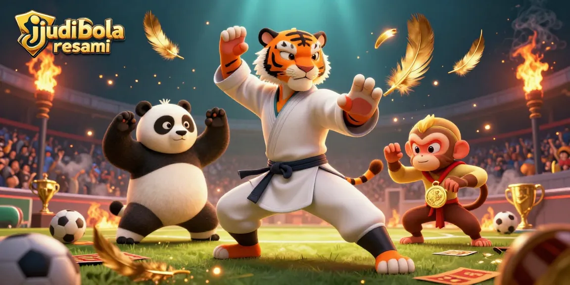 Engage with judi bola resmi as the kung fu master and panda disciple prepare for a thrilling sports betting challenge.