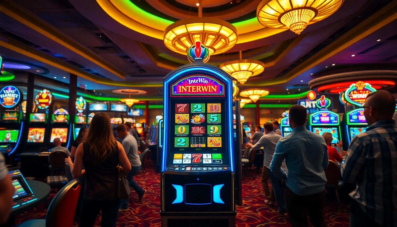 Menang besar dengan interwin slot yang berkilau di kasino yang meriah.