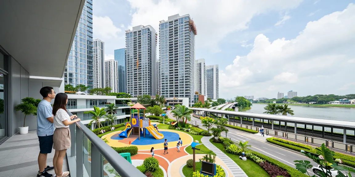 Tanjong Rhu Residences featuring luxury condominiums and community amenities in a vibrant urban setting.