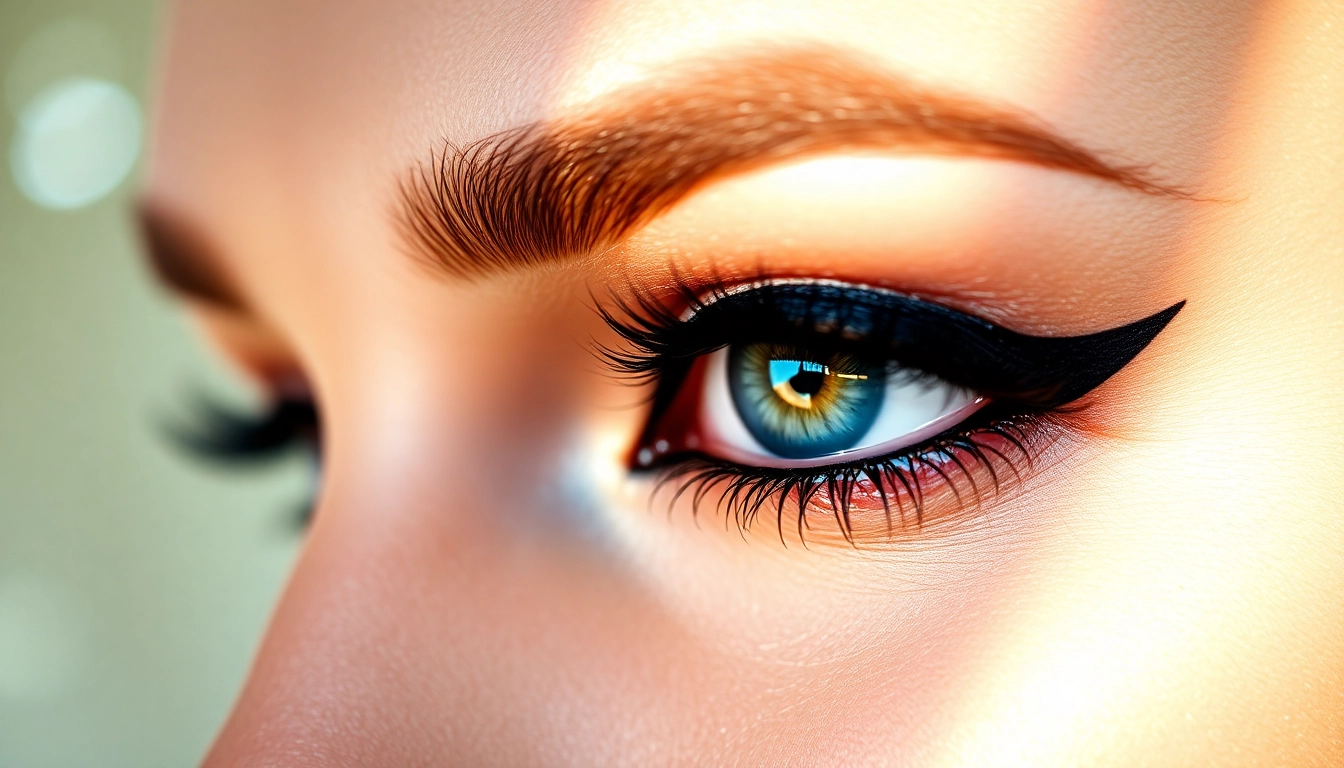 Enhance your look with the Insanely Intense Tattooed Eyeliner, featuring a dramatic application.