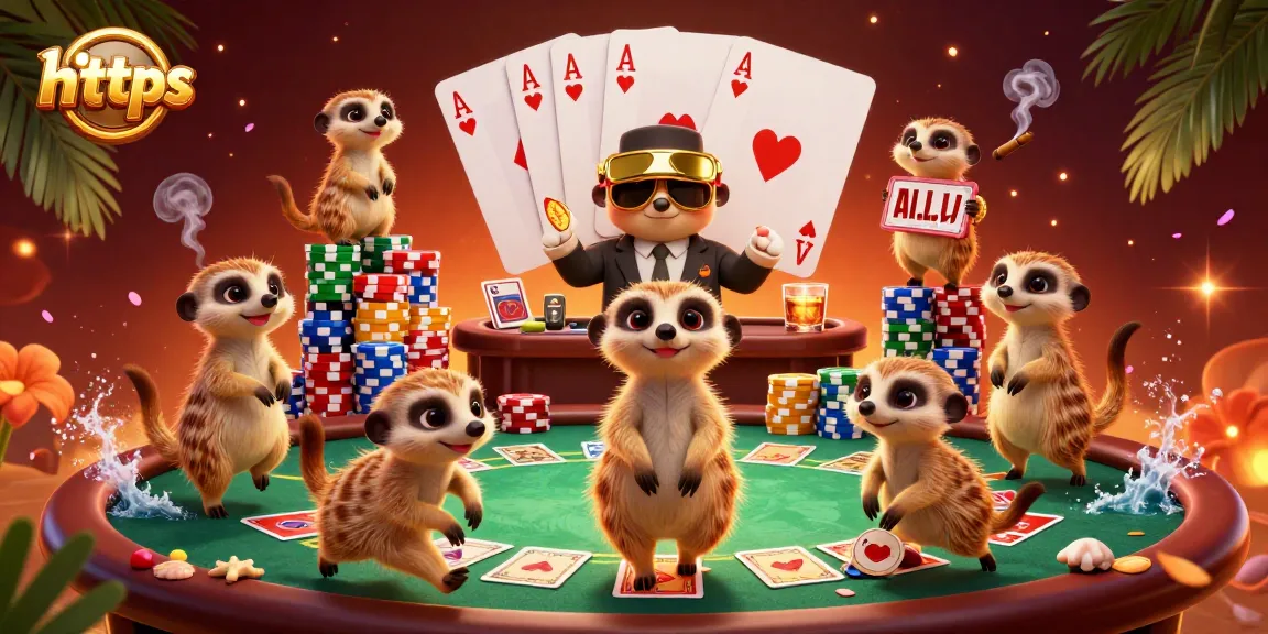 Experience hhttps excitement with meerkats in action at a vibrant casino operation.
