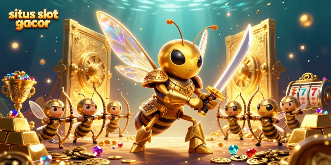 Engage with situs slot gacor through this lively 3D illustration of samurai hornet and bee archers.
