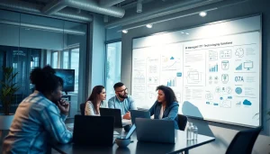 Best Managed IT Services in Tampa shown through a collaborative team in a modern office setting.