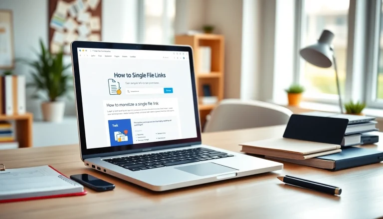 Learn How to monetize a single file link with effective strategies for digital earnings.