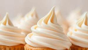 Mousseline cream elegantly piped on a variety of pastries, showcasing its smooth texture.