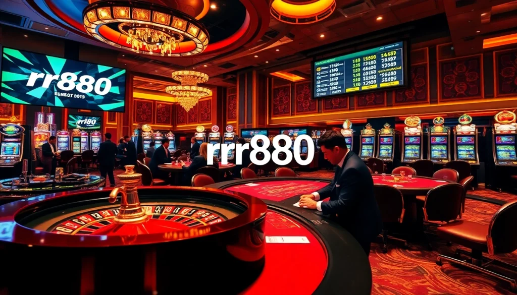 Experience thrilling moments at rr888, where vibrant slot machines and roulette excitement await.
