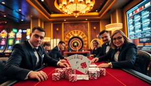 Vivez des jeux palpitants à enjeux élevés au casino en ligne argent réel avec des jetons de poker et des machines à sous vibrantes.