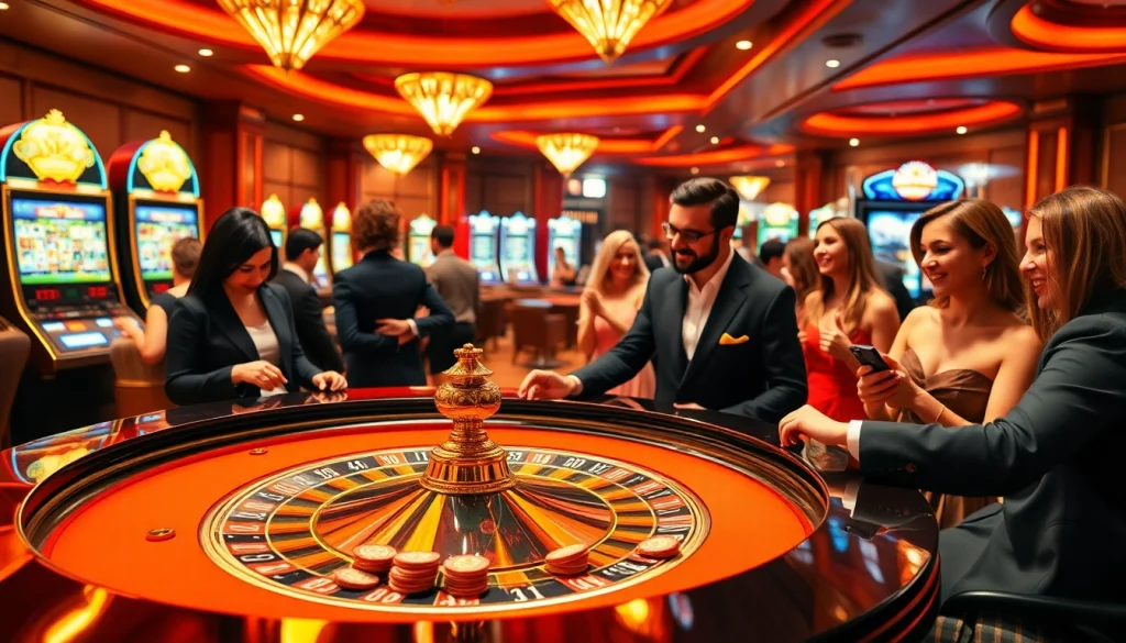 Participez à une action palpitante au meilleur casino en ligne France, mettant en avant des machines à sous et des roues de la fortune vibrantes.