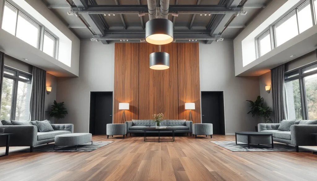 Sleek illumination with modern lighting in a sophisticated interior design.