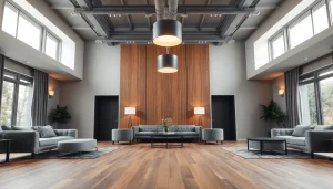 Sleek illumination with modern lighting in a sophisticated interior design.