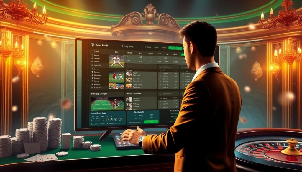 Experience the excitement of bandar mix parlay betting with a luxurious online gambling interface.